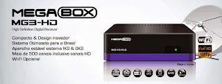 NOVA ATUALIZAÇÃO MEGABOX MG3 HD PLUS CABO DATA: 06/10/2013. Megabox+mg3+  hd++snoop+eletronicos